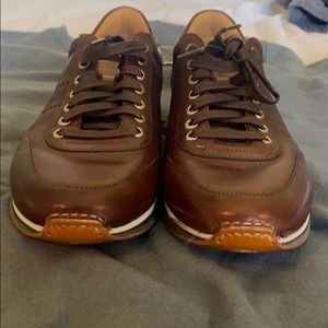 Magnanni Perforated Leather Sneakers